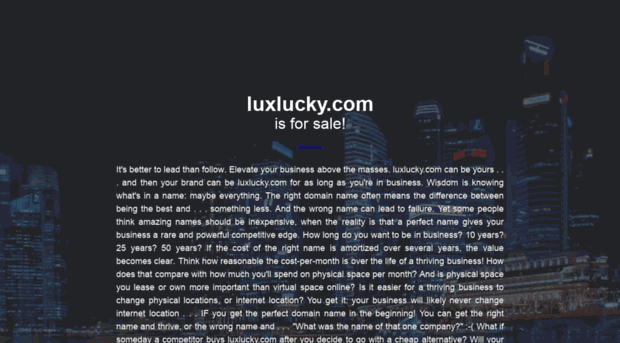 luxlucky.com