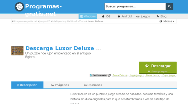 luxor-deluxe.programas-gratis.net