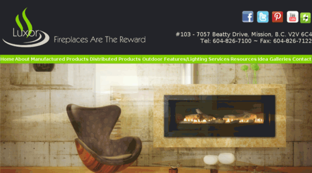 luxorfireplaces.com