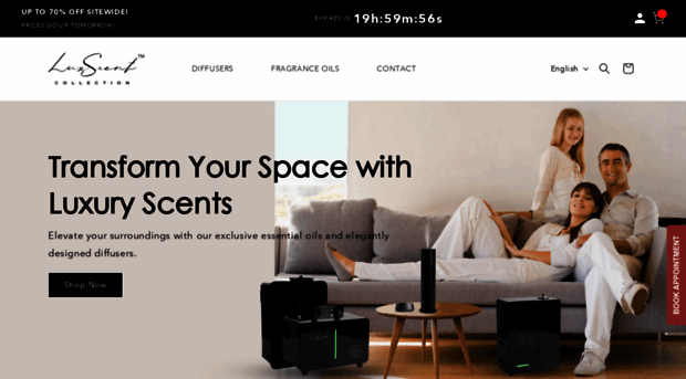 luxscentcollection.com