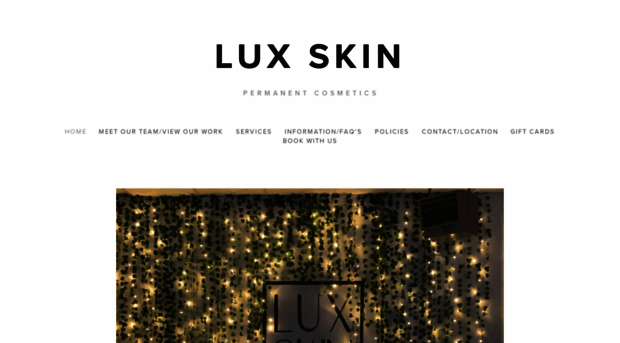 luxskincosmetics.com