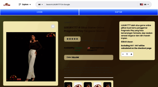luxury777terbesar.win