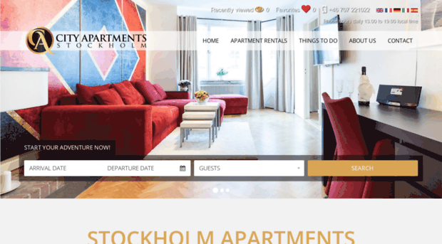 luxuryapartmentsstockholm.com