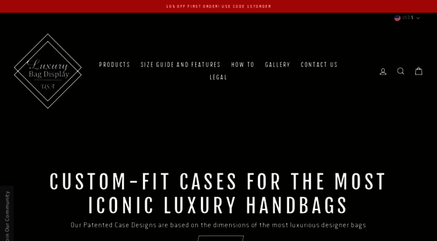 luxurybagdisplay.com