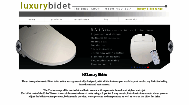 luxurybidets.co.nz