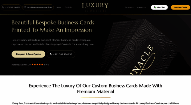 luxurybusinesscards.ae