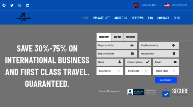 luxurybusinessclass.com