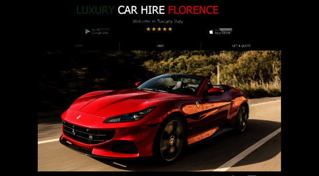 luxurycarhireflorence.com