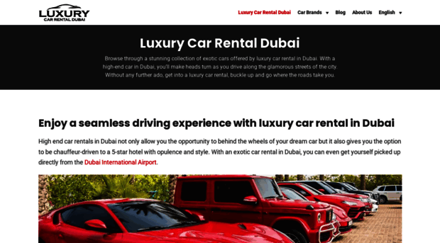 luxurycarrentaldubai.com