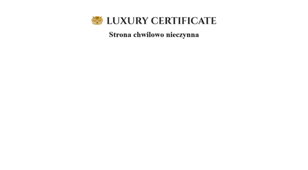 luxurycertificate.com