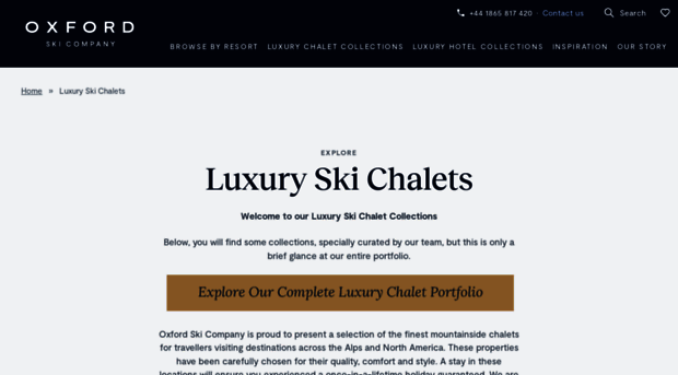 luxurychaletcollection.com