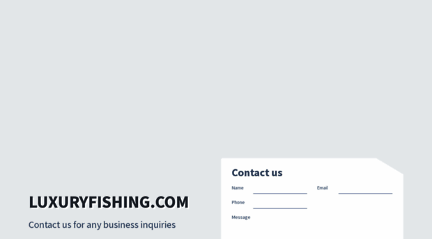 luxuryfishing.com