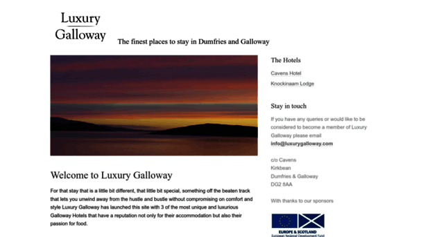 luxurygalloway.com