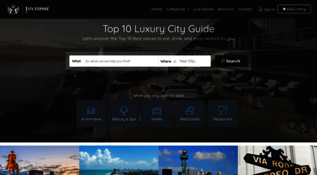 luxuryguide.luxexpose.com