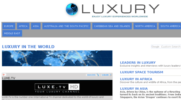 luxuryintheworld.com