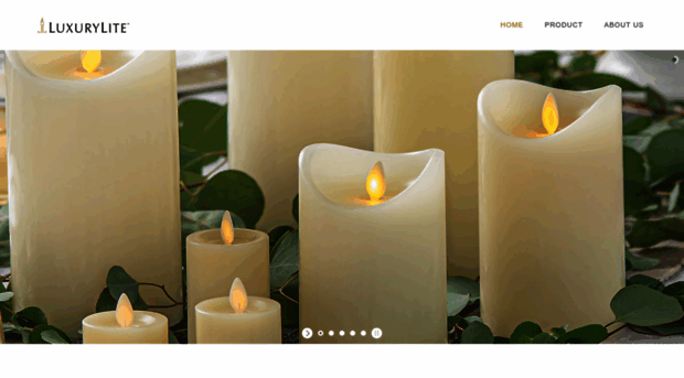 luxuryliteledcandles.com