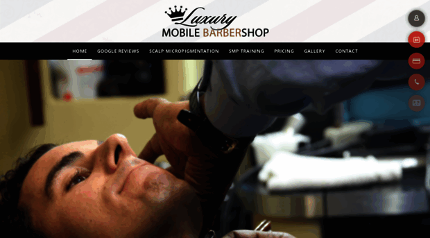 luxurymobilebarbershop.com