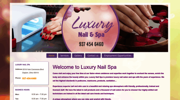 luxurynailspadayton.com