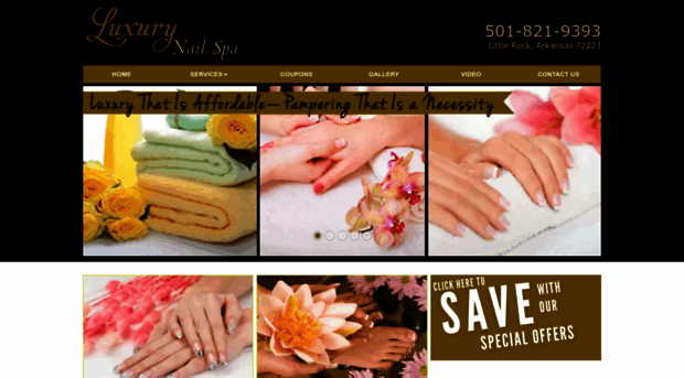 luxurynailspalittlerock.com