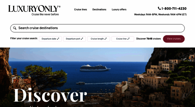 luxuryonlycruises.com