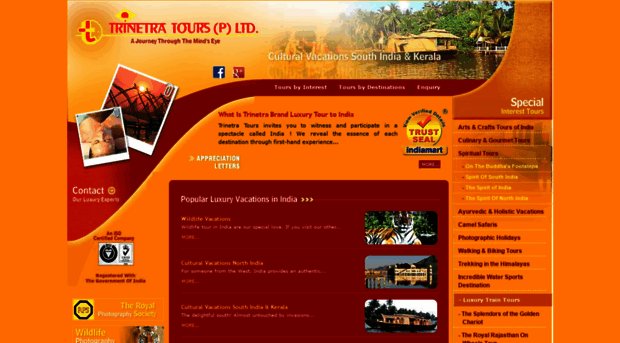 luxurytourtoindia.com