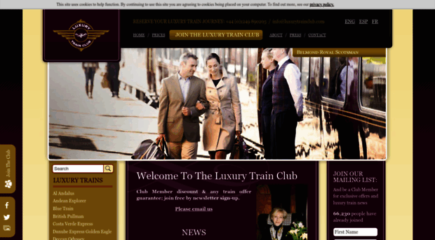 luxurytrainclub.com