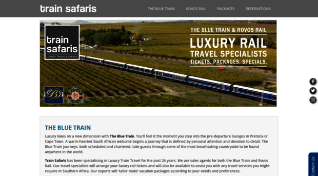 luxurytrains.co.za