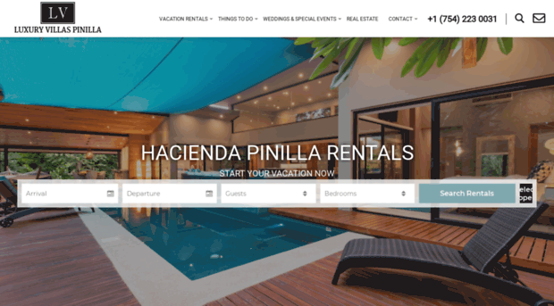 luxuryvillashaciendapinilla.com