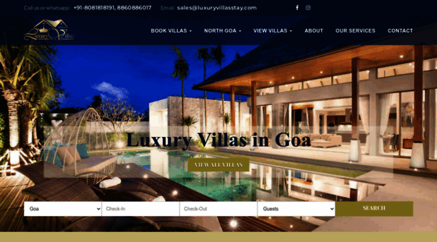 luxuryvillasstay.com