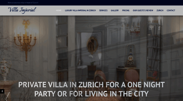 luxuryvillazurich.com