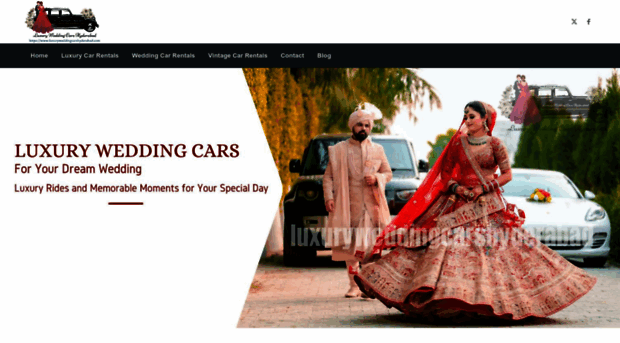 luxuryweddingcarshyderabad.com