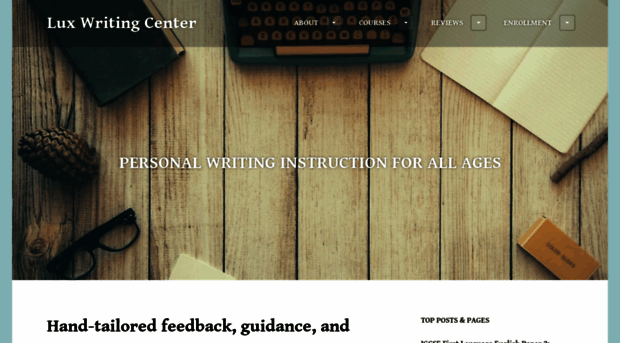 luxwritingcenter.com
