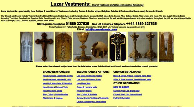 luzarvestments.co.uk