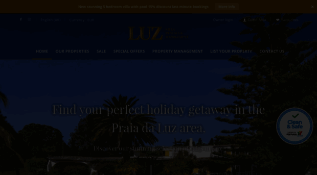 luzvillarentals.com