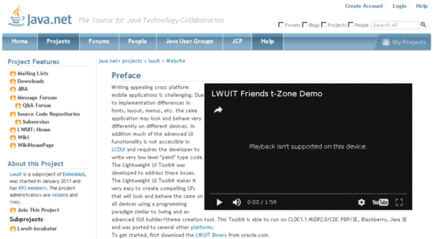 lwuit.java.net