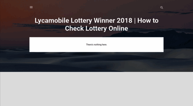 lycamobilelotterywinner2018.blogspot.com