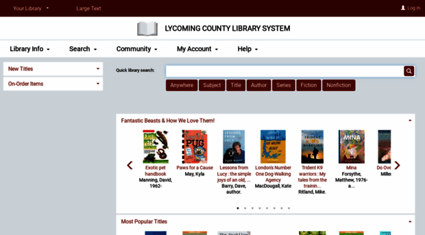 lycoming.polarislibrary.com