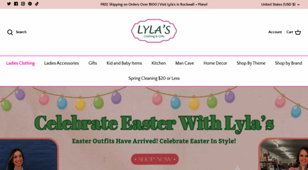 lylasclothing.com
