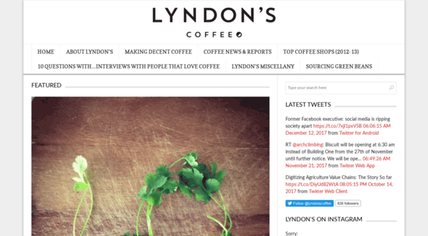 lyndonscoffee.com