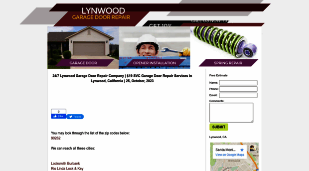 lynwoodcagaragedoorrepair.com