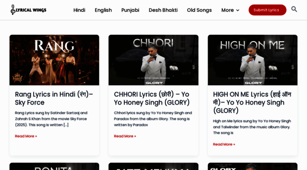 lyricalwings.com