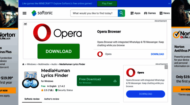 lyrics-finder.en.softonic.com