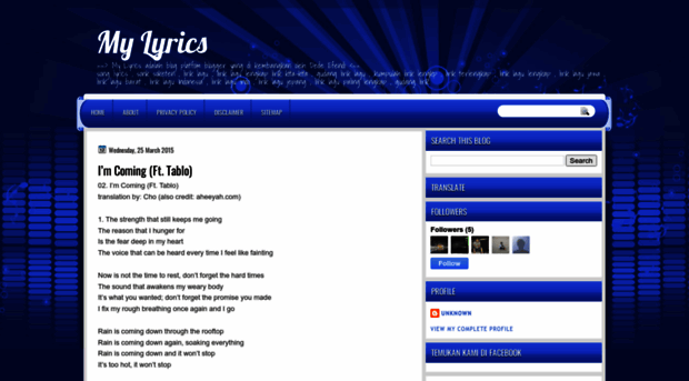 lyrics2nd.blogspot.com