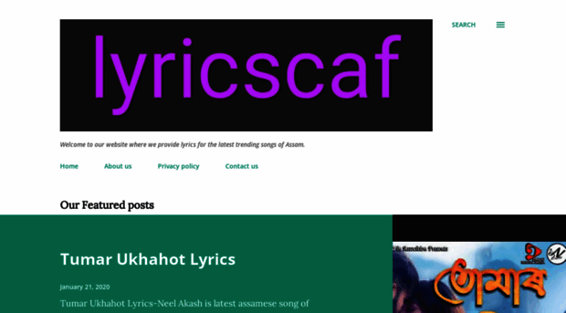 lyricscaf.blogspot.com