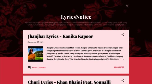 lyricsnotice.blogspot.com