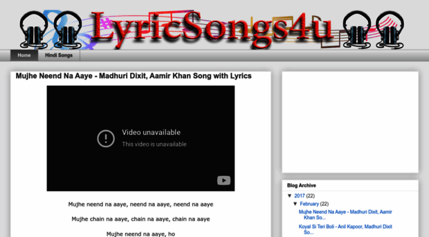 lyricsongs4u.blogspot.com