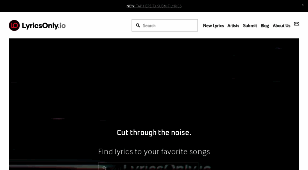 lyricsonly.io