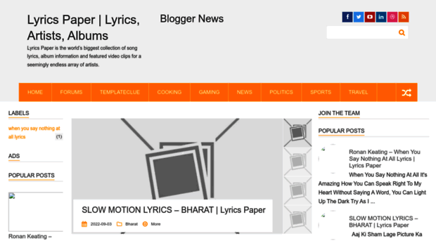 lyricspaper.com