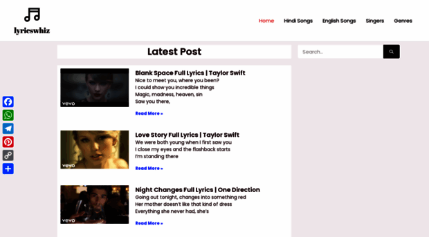 lyricswhiz.com