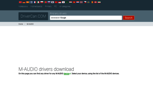m-audio.drivercan.com